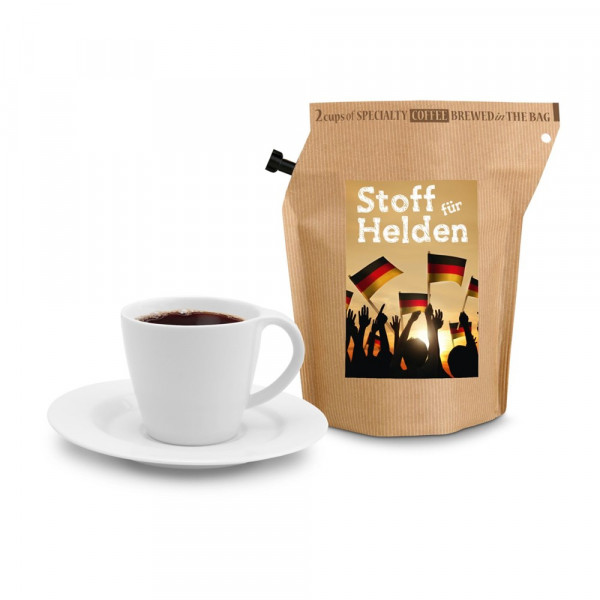 Deutschland FAN-Kaffee, wiederverwendbarer Brühbeutel