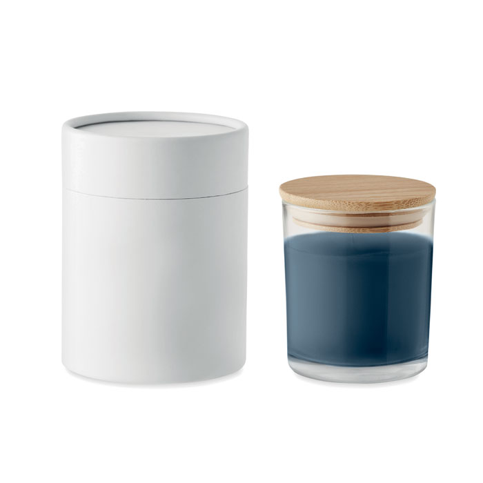 ANCIENT - Kerze Vanille Duft - marineblau
