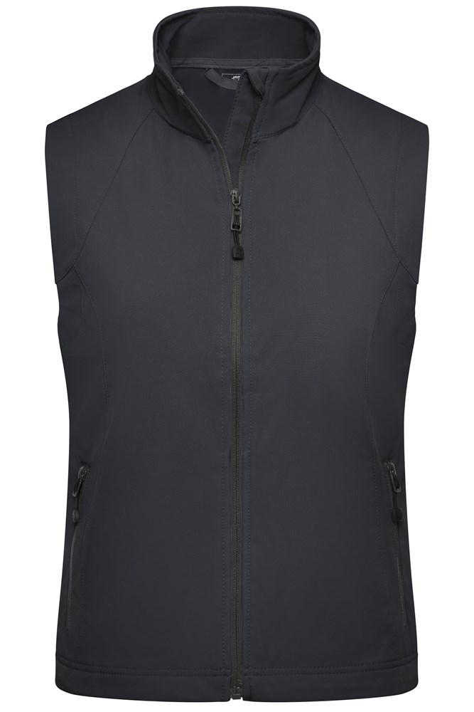 Ladies' Softshell Vest - Black (ca. Pantone blackC)