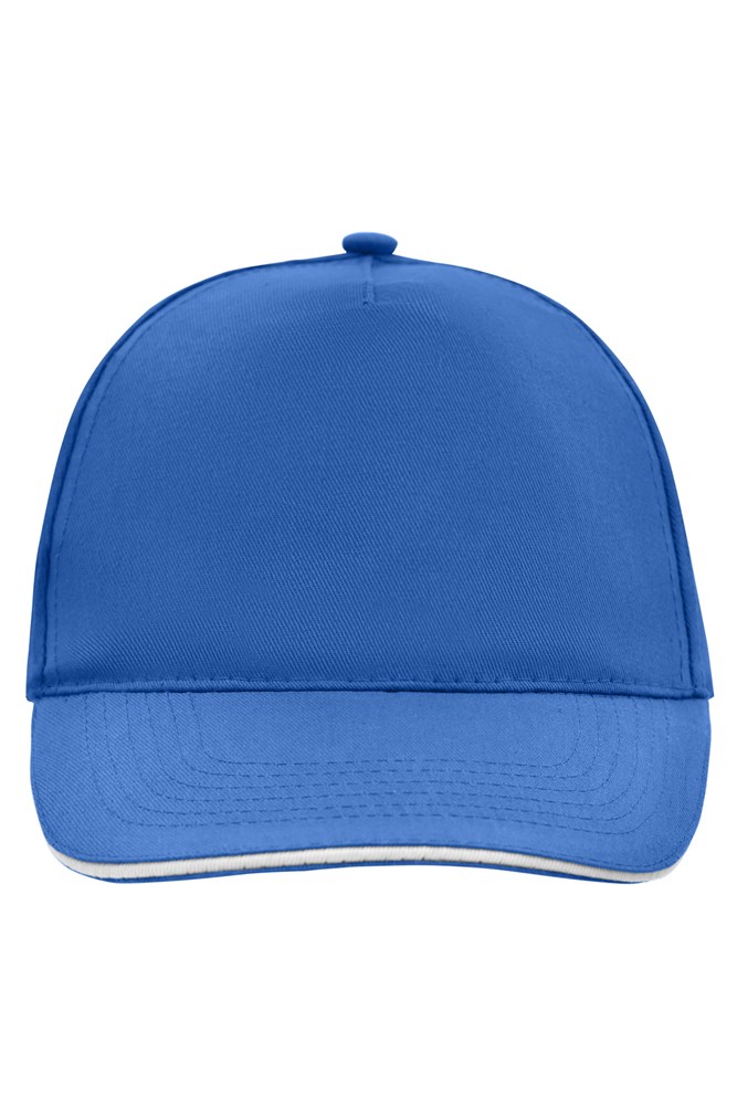 5 Panel Promo Sandwich Cap - Royal/white (ca. Pantone 661C
white)