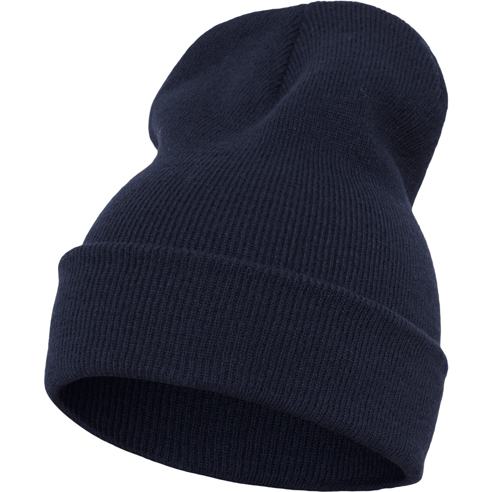 Heavyweight Long Beanie - navy
