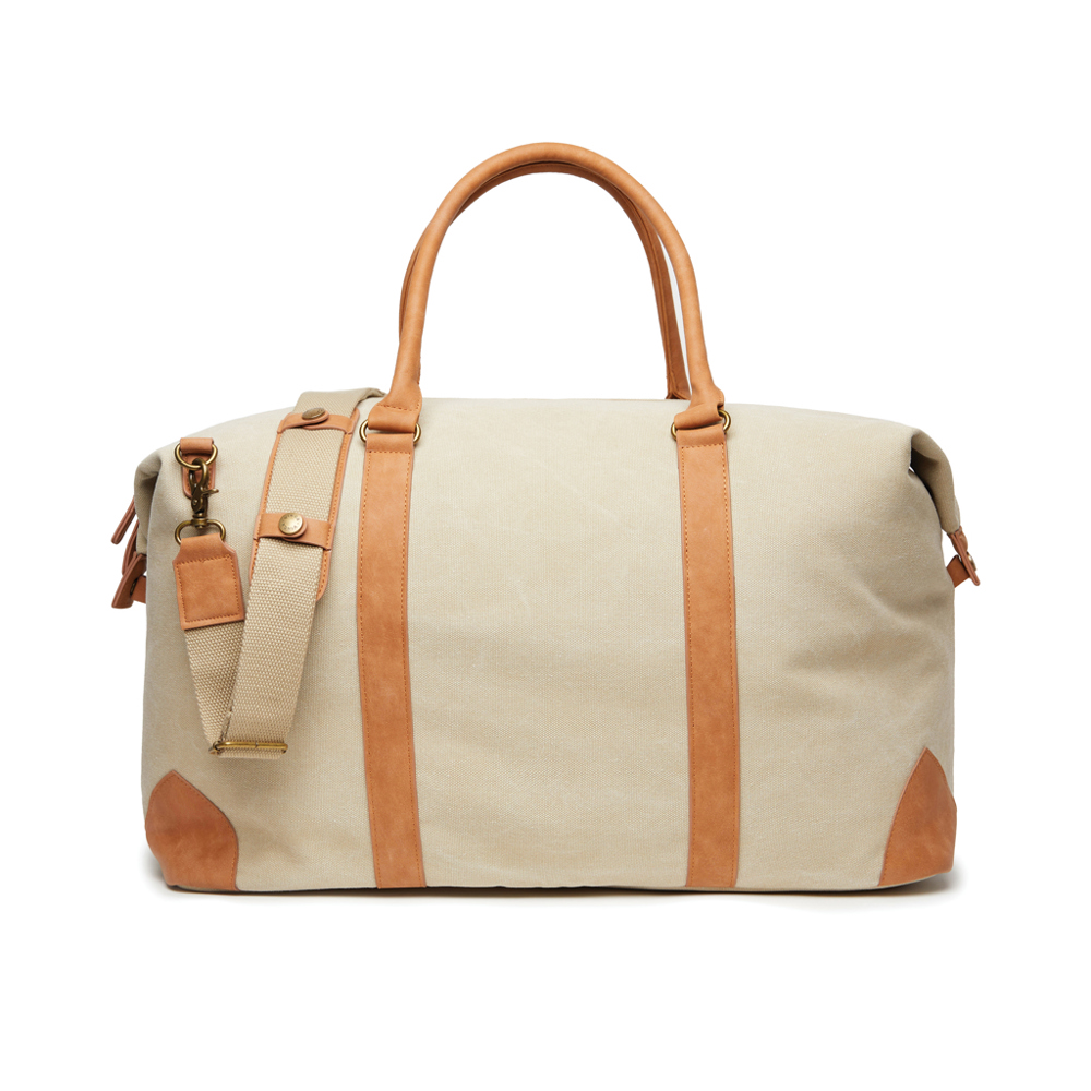 VINGA Bosler Seesack aus RCS recyceltem Canvas - beige (± PMS 14-1012)