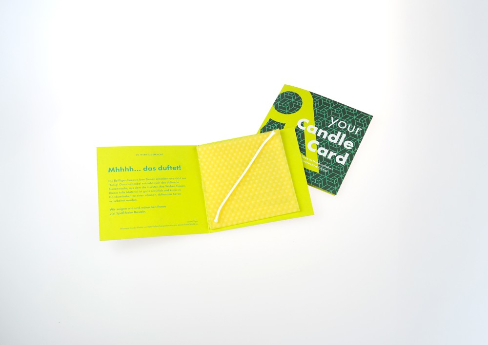 Kerzenbastelset – Klappkarte Mini