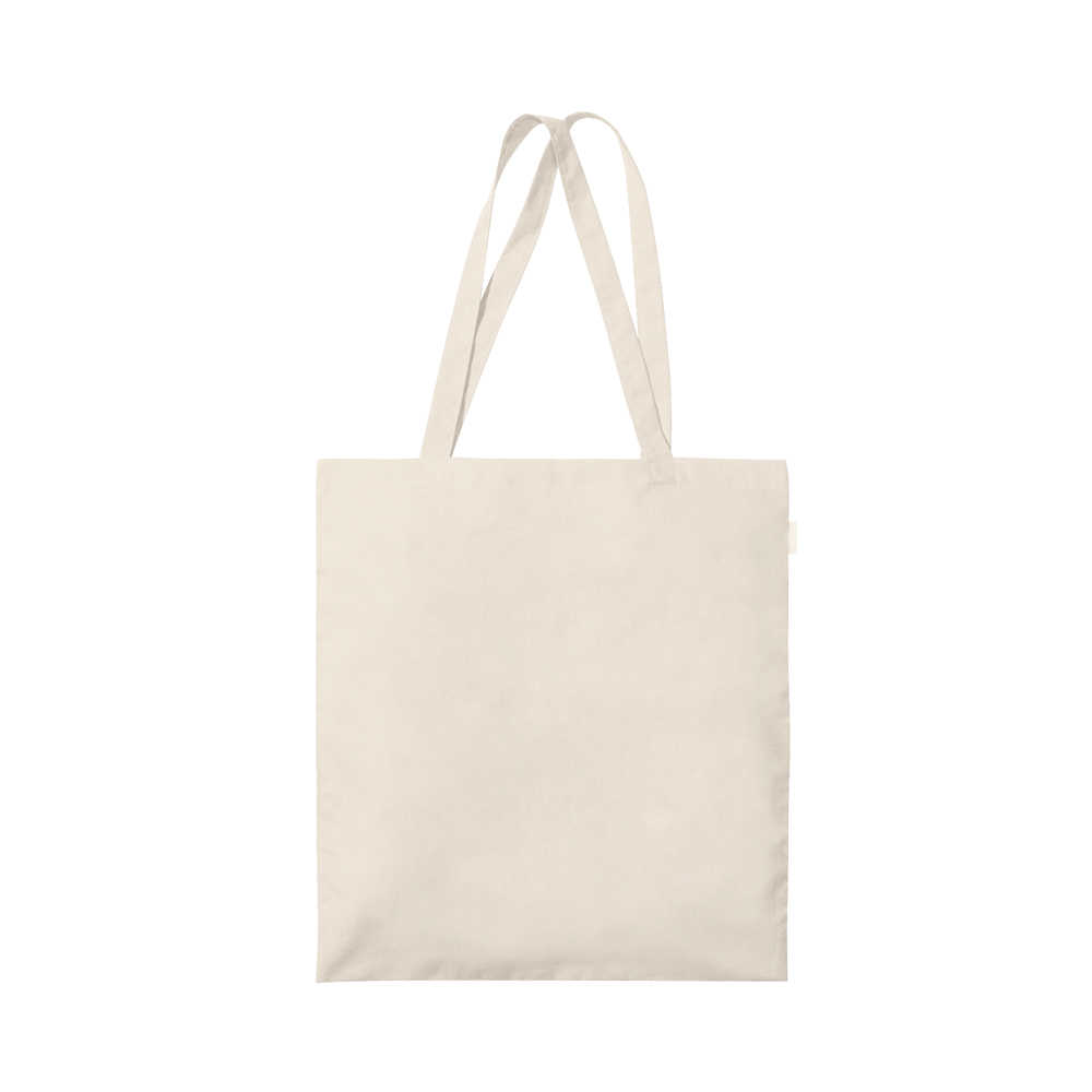 Geo - Tragetasche aus recyceltem Baumwolltuch (140 g/m²)