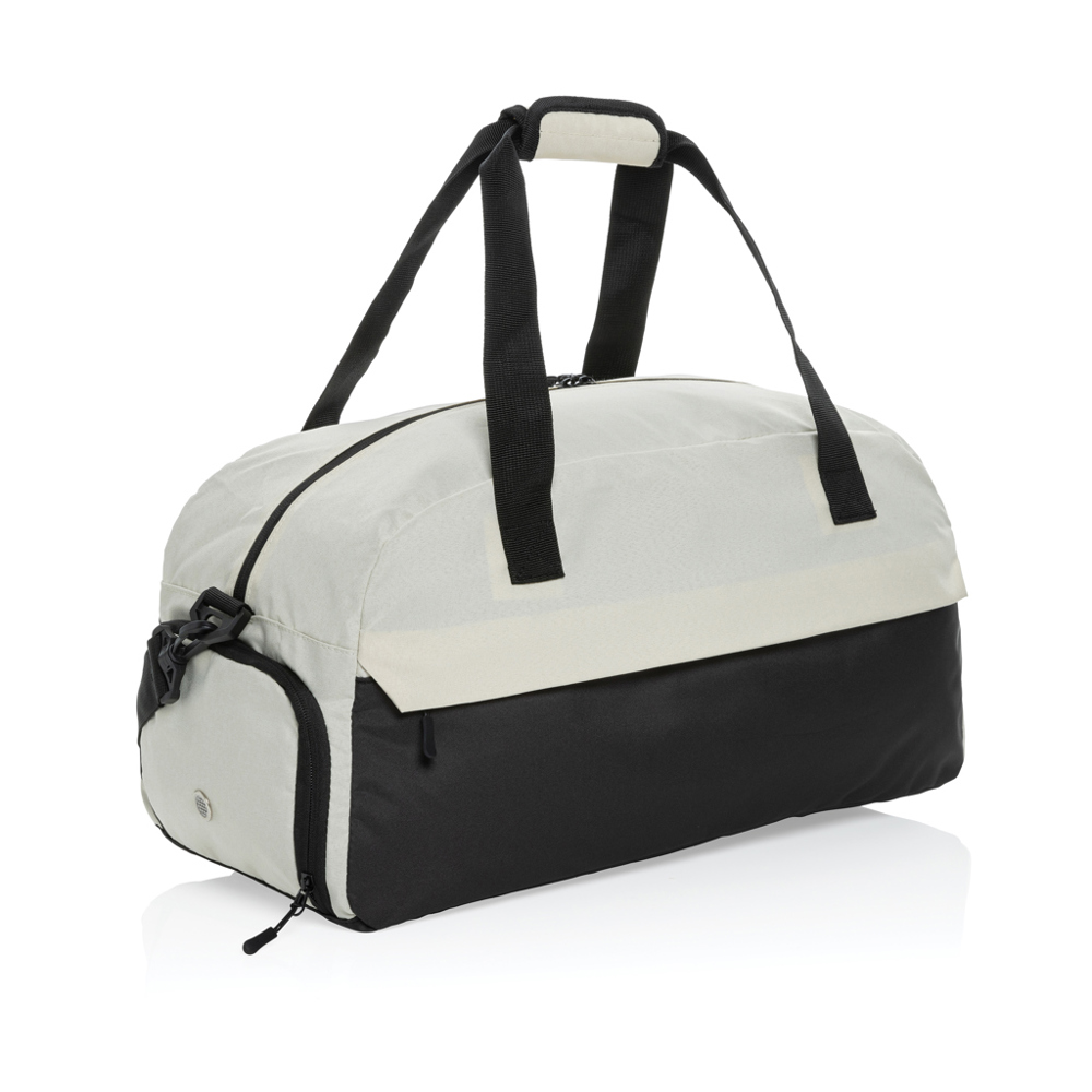 Kazu AWARE™ RPET Weekend-Duffel-Bag - off white (± PMS 12-0304 TCX)