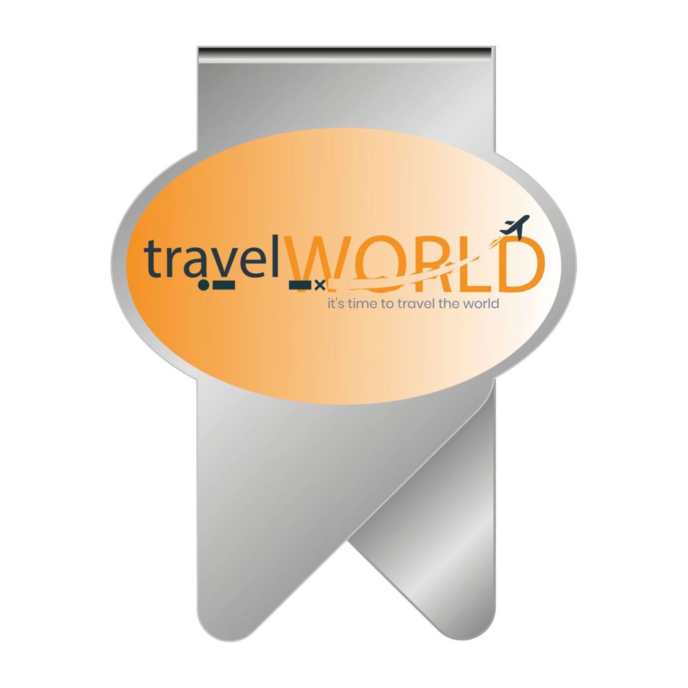 ROMINOX® Mehrweg-Büroklammer X Clip Variante D, idealer Mailingartikel für Dokumente, bis zu 12 Seiten Klemmkraft