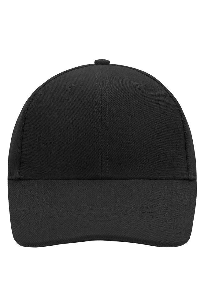 6 Panel Cap Low-Profile - Black (ca. Pantone blackC)