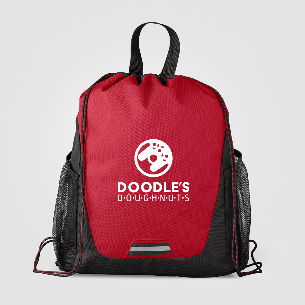Jotun Rucksack aus recyceltem Polyester mit Seitentaschen und Kordelzug - 10 L