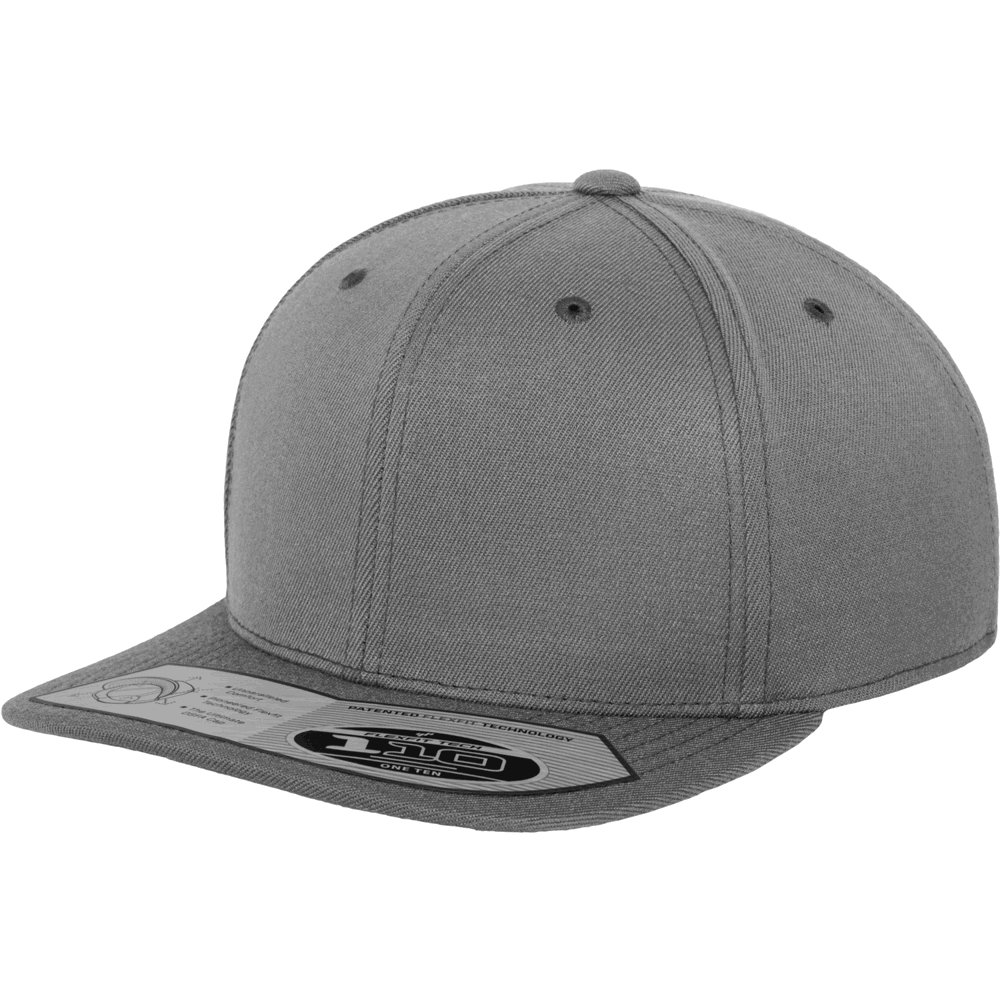 110 Fitted Snapback - grey