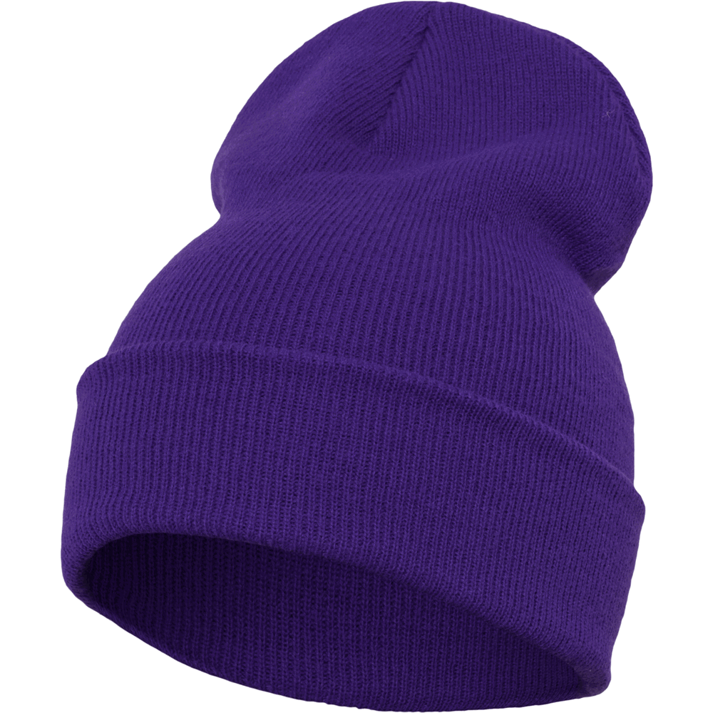 Heavyweight Long Beanie - purple