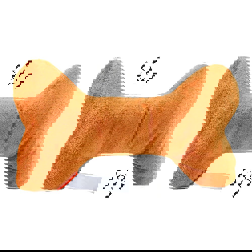 Hundespielzeug Knochen, braun, one size