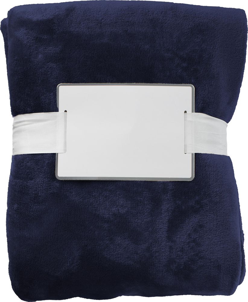 Decke aus Flanellvlies (280 gr/m²) Sean - Blau