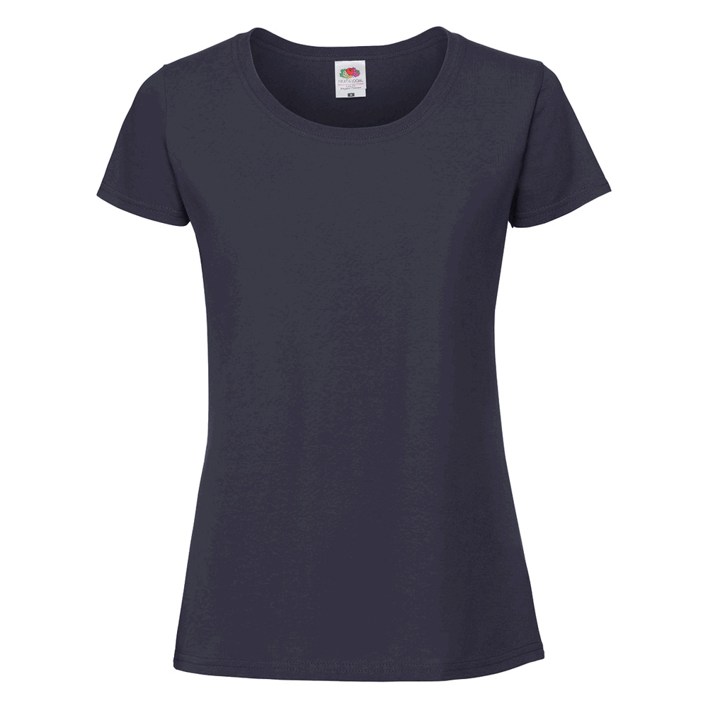614240 - Ladies Iconic 195 T-Shirt (zuvor: Ladies Ringspun Premium T-Shirt) - deep navy