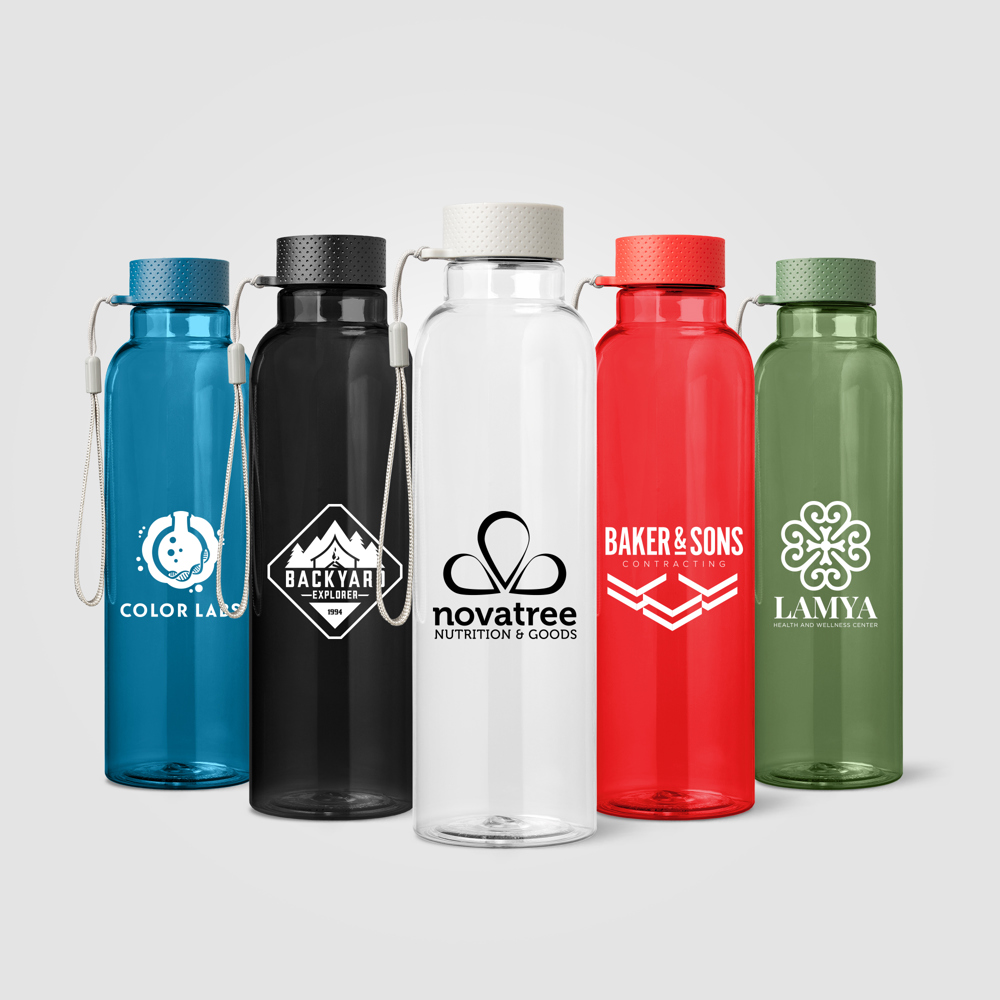 Aura rPET Trinkflasche mit Handschlaufe - 710 ml