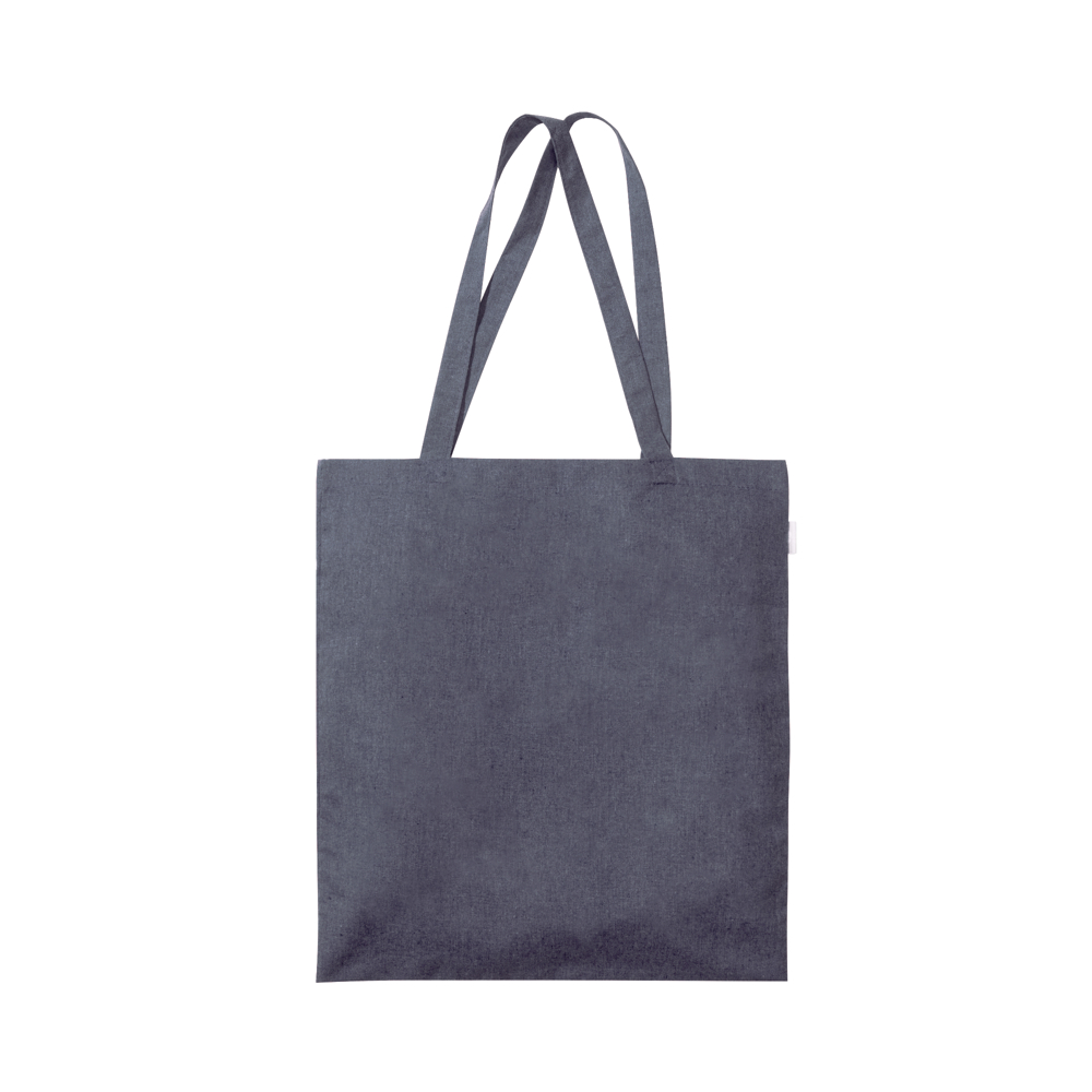 Geo - Tragetasche aus recyceltem Baumwolltuch (140 g/m²)