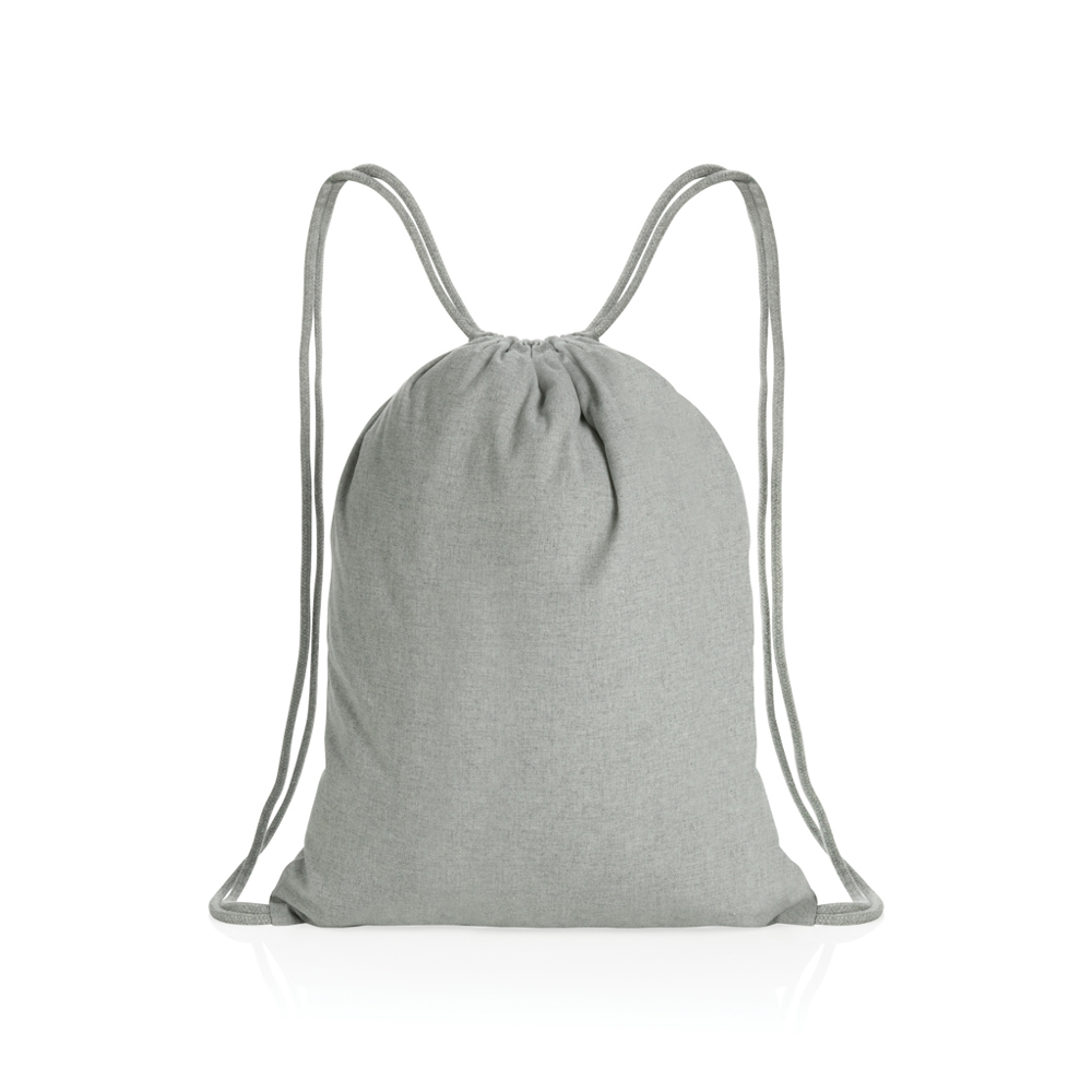 Impact AWARE™ recycelter Baumwoll-Sportbeutel 145gr - grau (± PMS Grey)