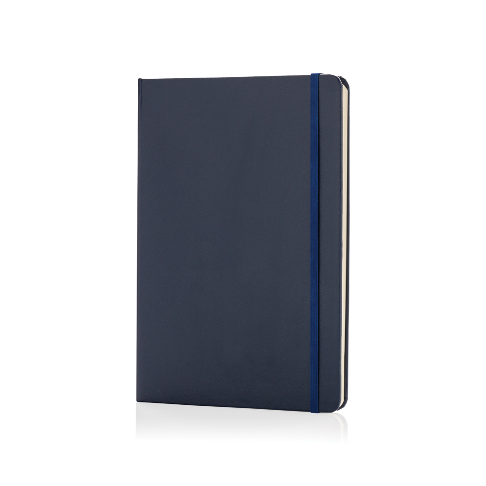 Basic Hardcover Notizbuch A5 - navy blau (± PMS 282)