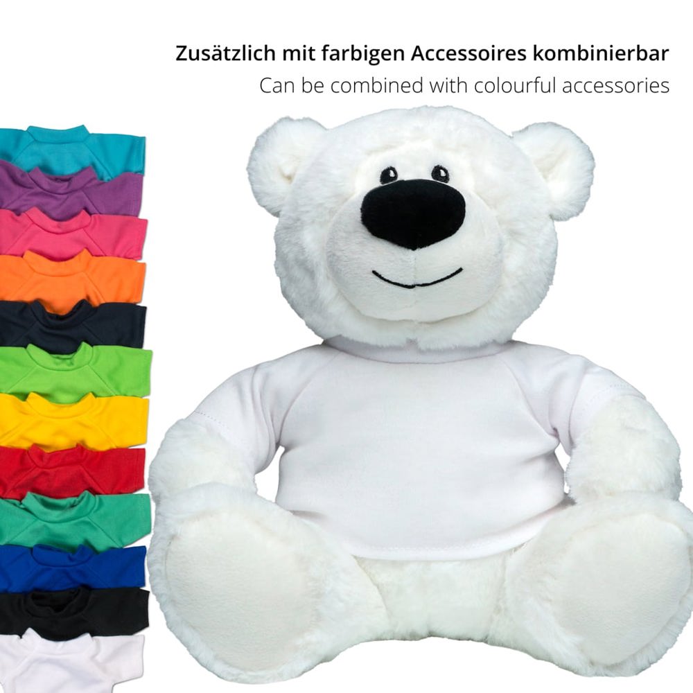 RecycelBär® Ice, weiß, M