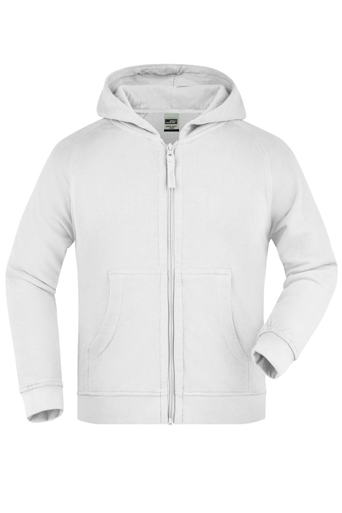 Hooded Jacket Junior - White (ca. Pantone white)