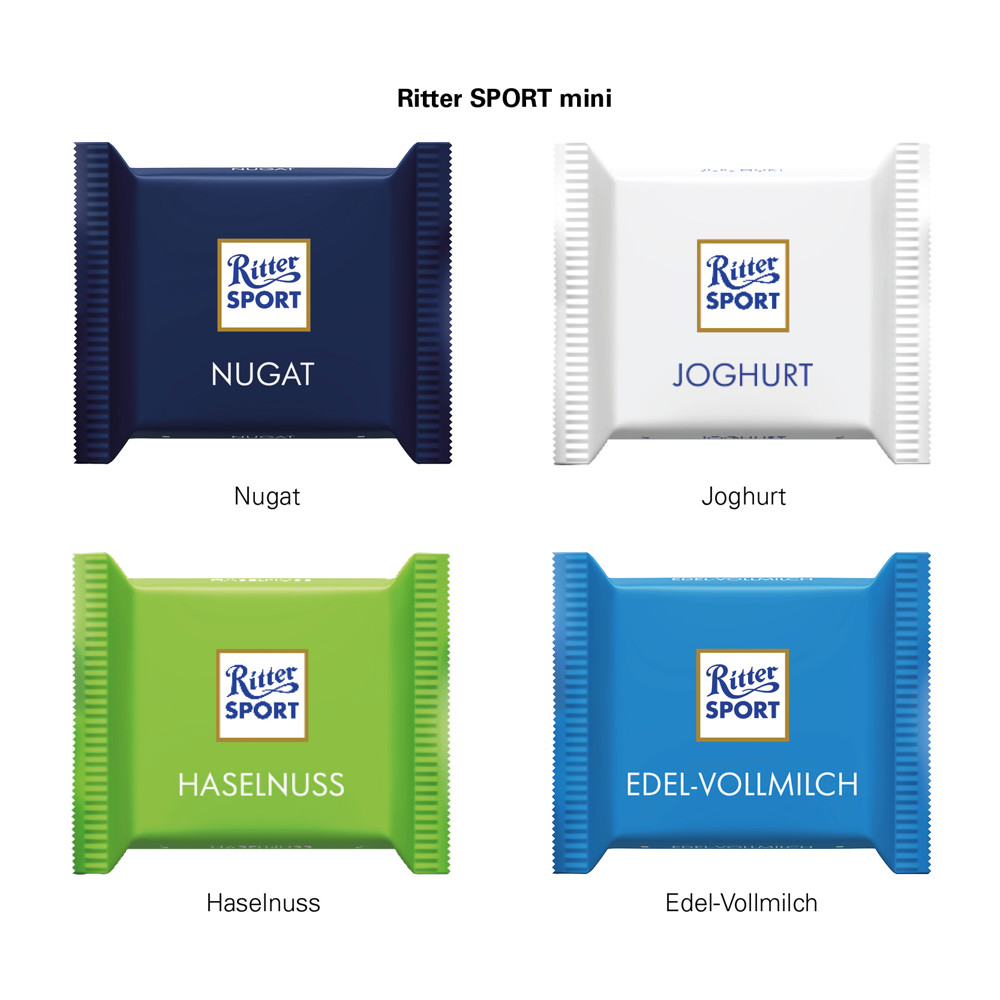 Adventsautomat ECO Midi, 24 Ritter SPORT mini