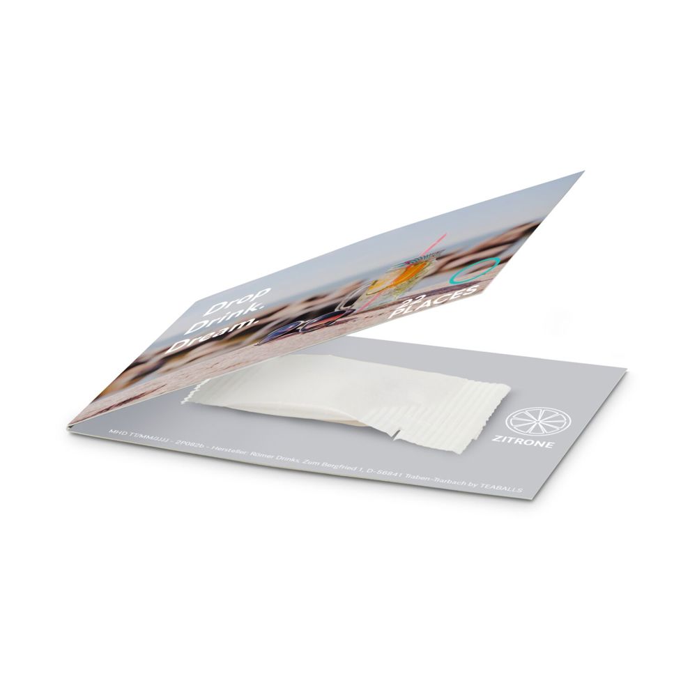 Promo Drops by TEABALLS - 1 Sachet (6-8 Zitrone Drops für ein Erfrischungsgetränk mit bis zu 0,5 L)