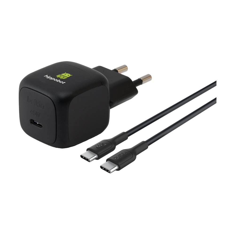 Belkin 45W USB PD Wall Charger with PPS and Cable - Schwarz