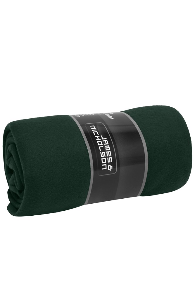 Fleece Blanket - Dark-green/natural (ca. Pantone 343C
7500C)