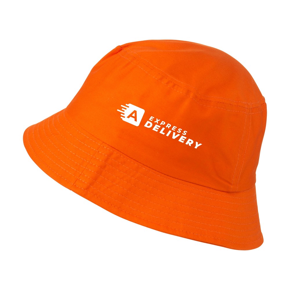Cotton Bucket Hat Hut - orange (± PMS 021C)