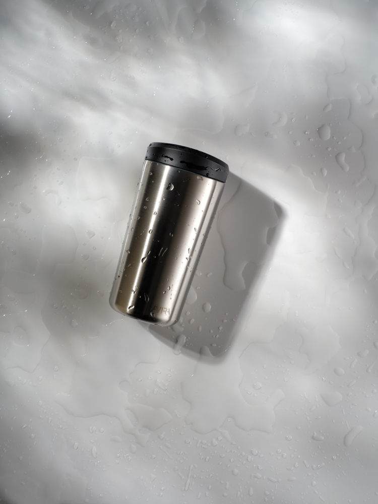 Avira Alix Klickbecher aus RCS rec. Stahl 400ml