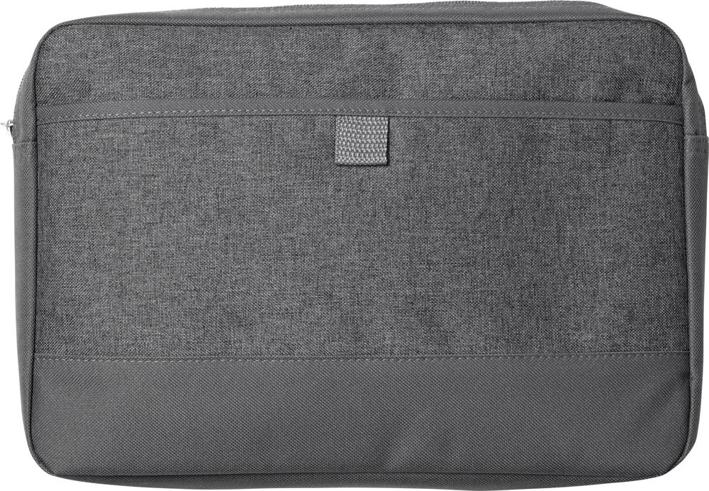 Laptop/Tablet-Tasche aus Polycanvas Leander - grau