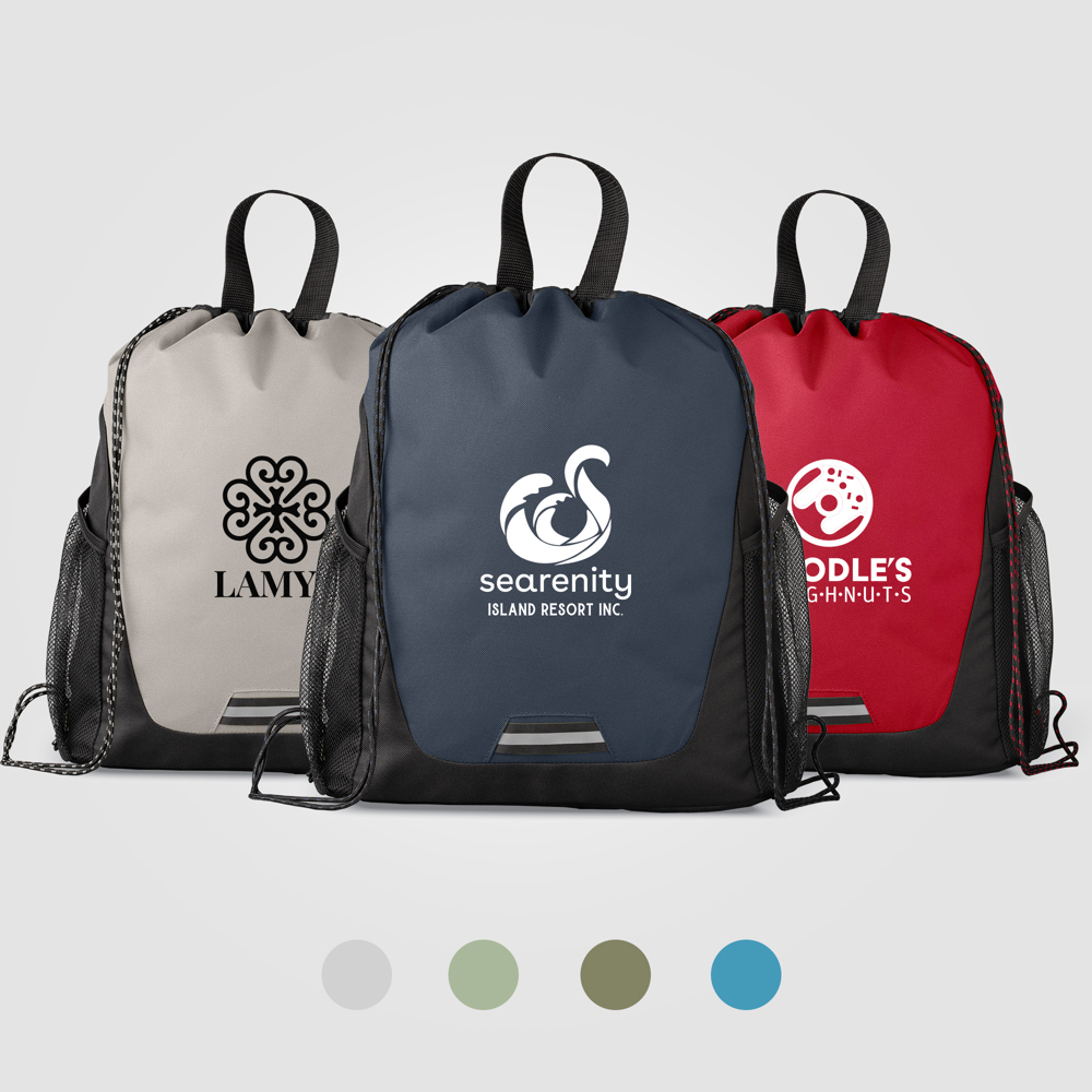 Jotun Rucksack aus recyceltem Polyester mit Seitentaschen und Kordelzug - 10 L