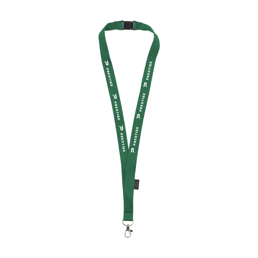 Lanyard Safety GRS RPET 2 cm Schlüsselband - Grün