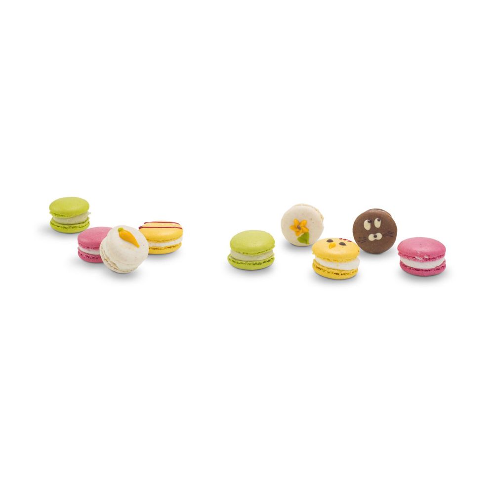 Bunte Oster-Macarons, 90 g