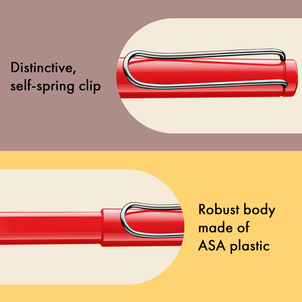 Tintenpatronenroller LAMY safari red