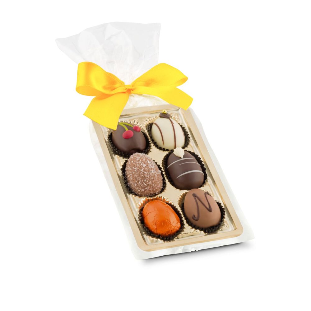 Schokoladen-Pralineneier, 6 Stück, 125 g