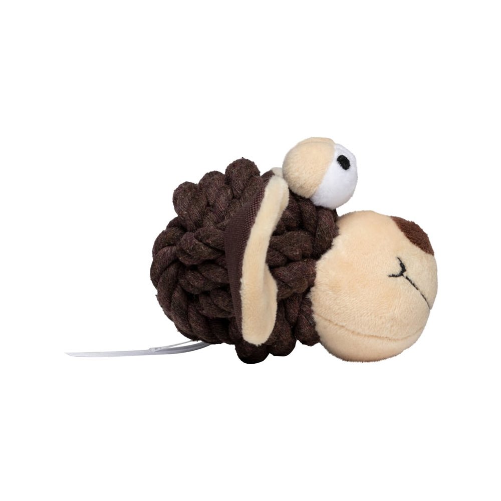 Hundespielzeug Knotentier Affe, braun, one size