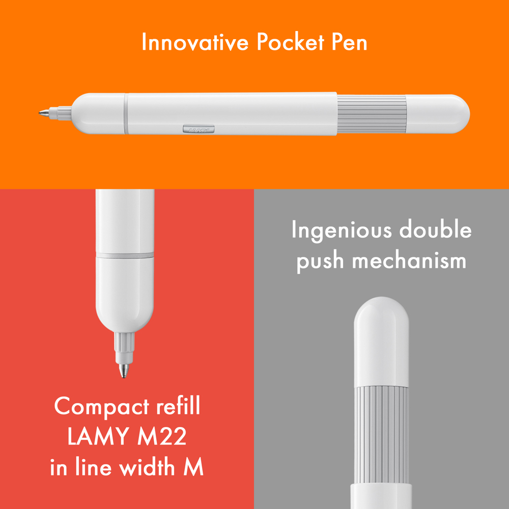 Kugelschreiber LAMY pico white