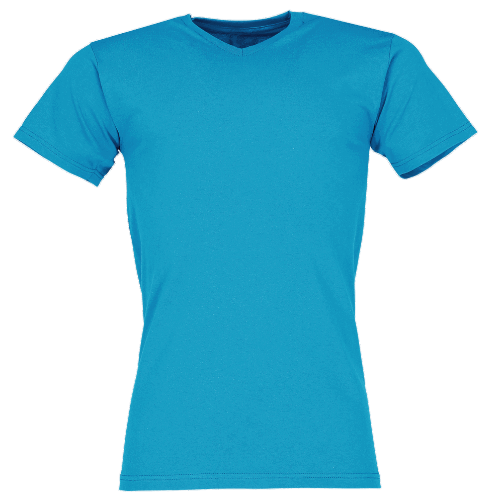 610660 - Valueweight V-Neck T-Shirt - azurblau