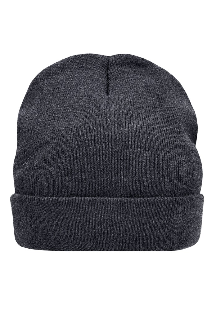 Knitted Cap Thinsulate™ - Dark-grey-melange (ca. Pantone 433C)