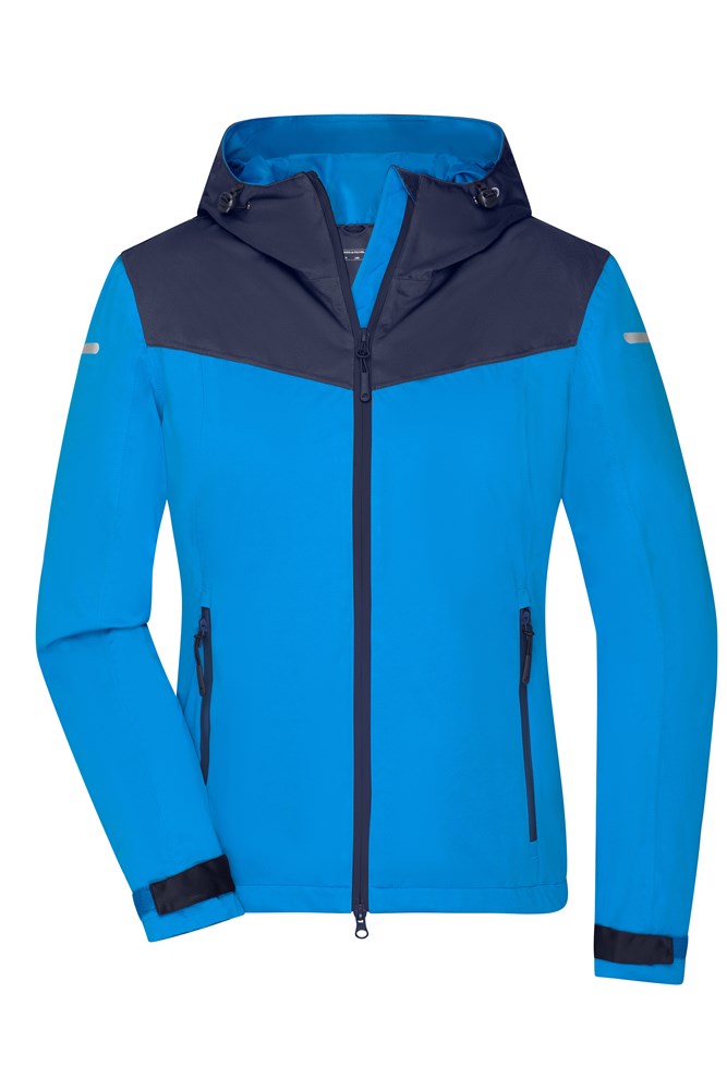 Ladies' Allweather Jacket GRS - Bright-blue/navy/bright-blue (ca. Pantone 3005C
296C)