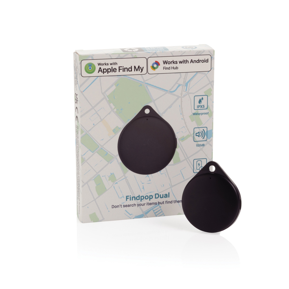 Findpop Dual IPX5 Artikelfinder aus RCS recyceltem ABS