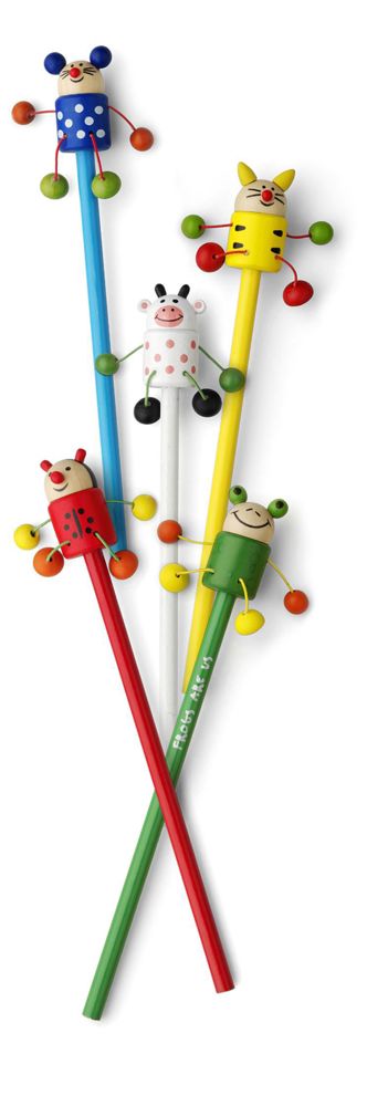 Bleistift mit Tierfiguren George - custom/multicolor