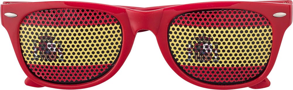 Fan Sonnenbrille aus Plexiglas Lexi - red/yellow