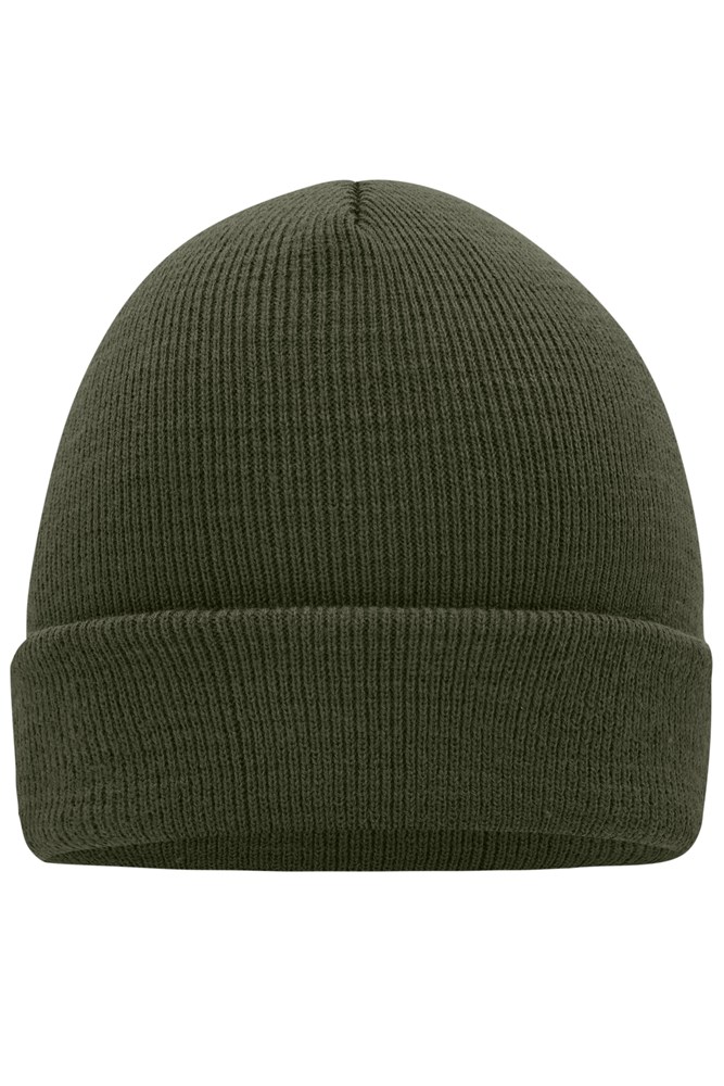 Knitted Cap - Olive (ca. Pantone 7497C)