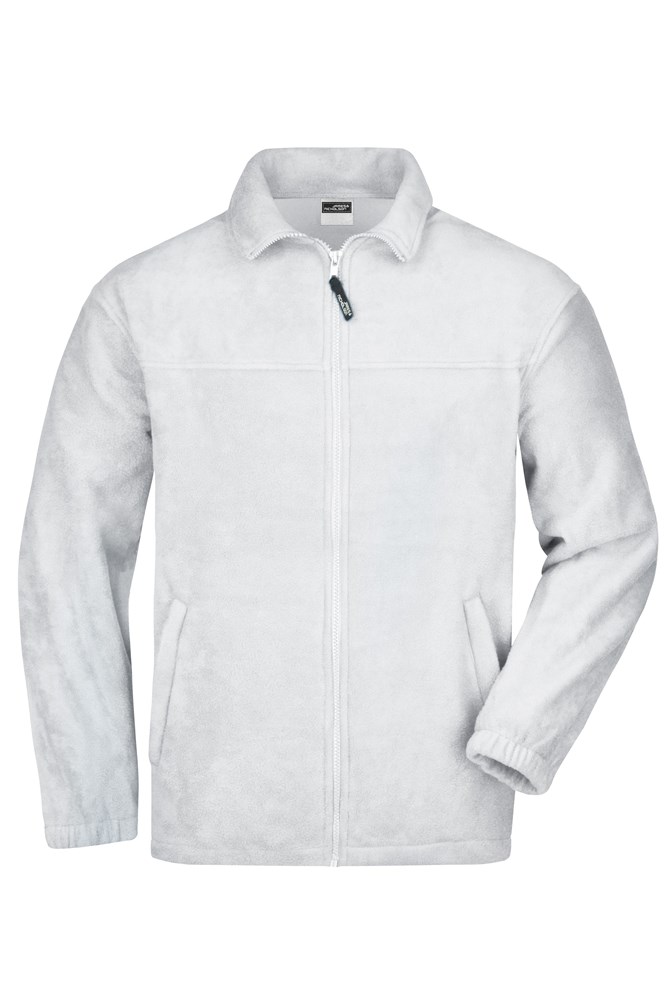 Full-Zip Fleece - White (ca. Pantone white)