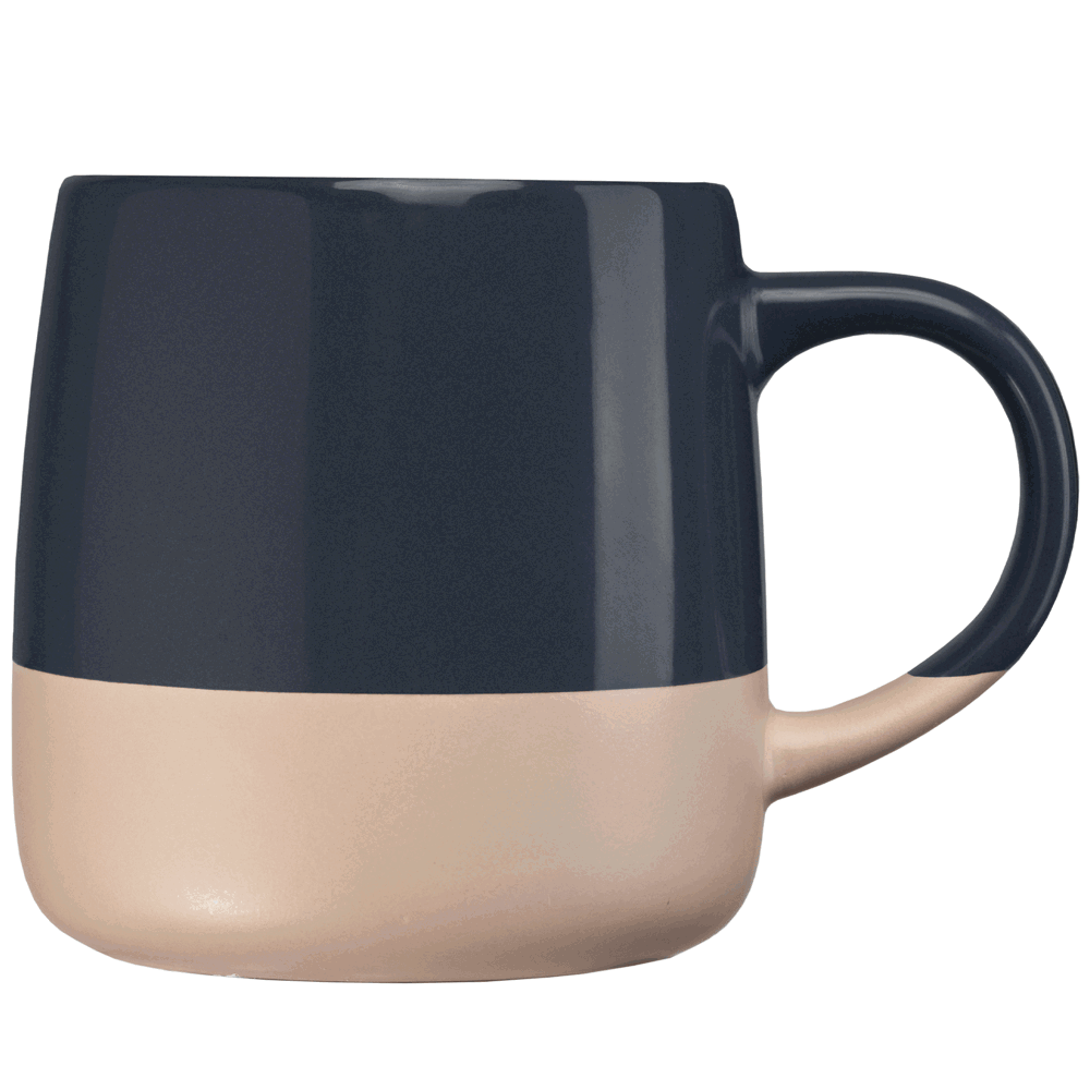 Atlas Keramiktasse mit Farbblock-Design - 445 ml