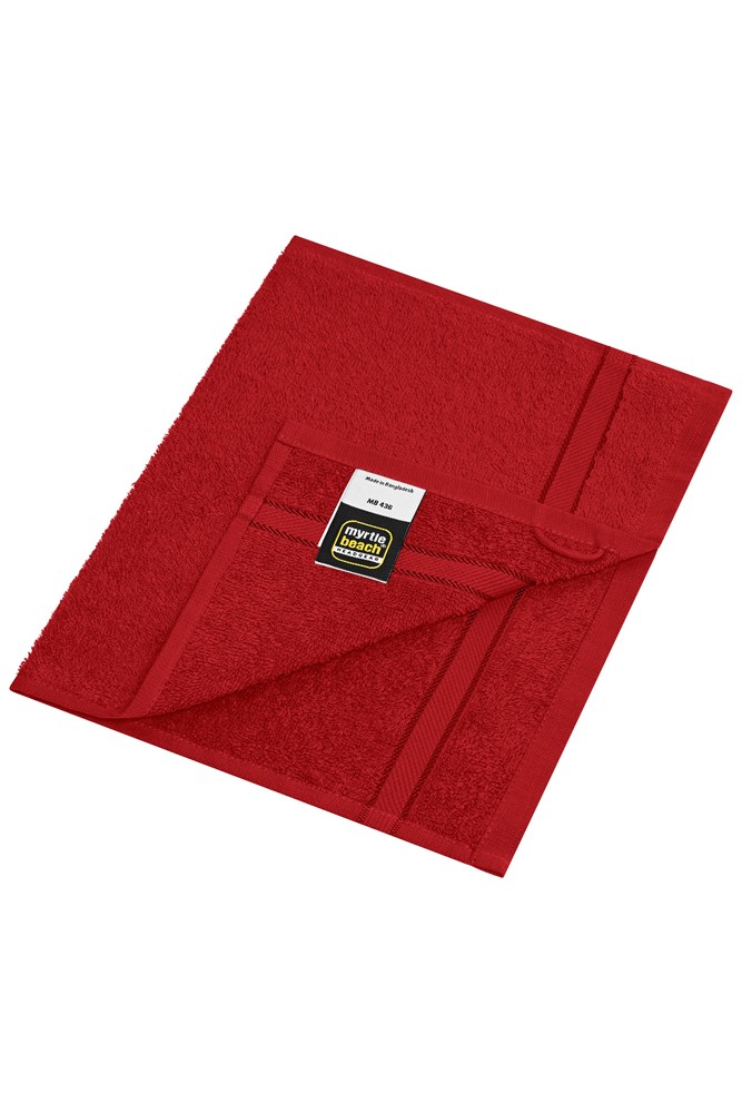 Guest Towel - Orient-red (ca. Pantone 187C)