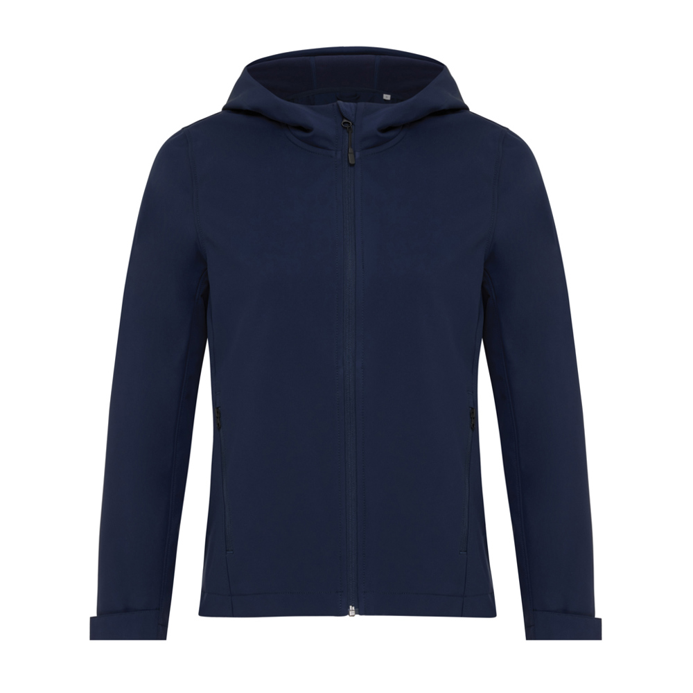 IQONIQ Makalu Damen Softshelljacke aus recyceltem Polyester - navy blau (± PMS 19-3923TCX)