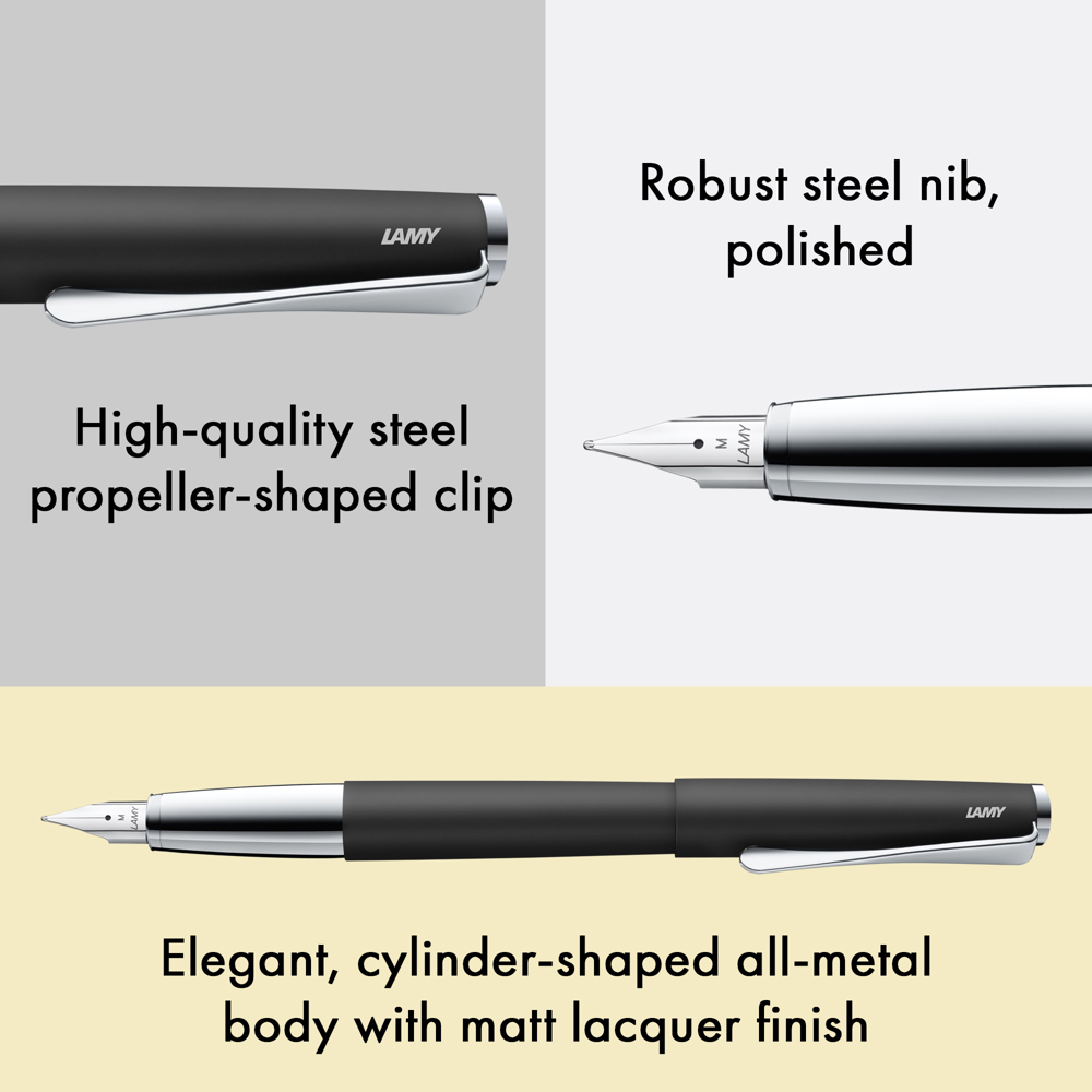 Füllhalter LAMY studio black