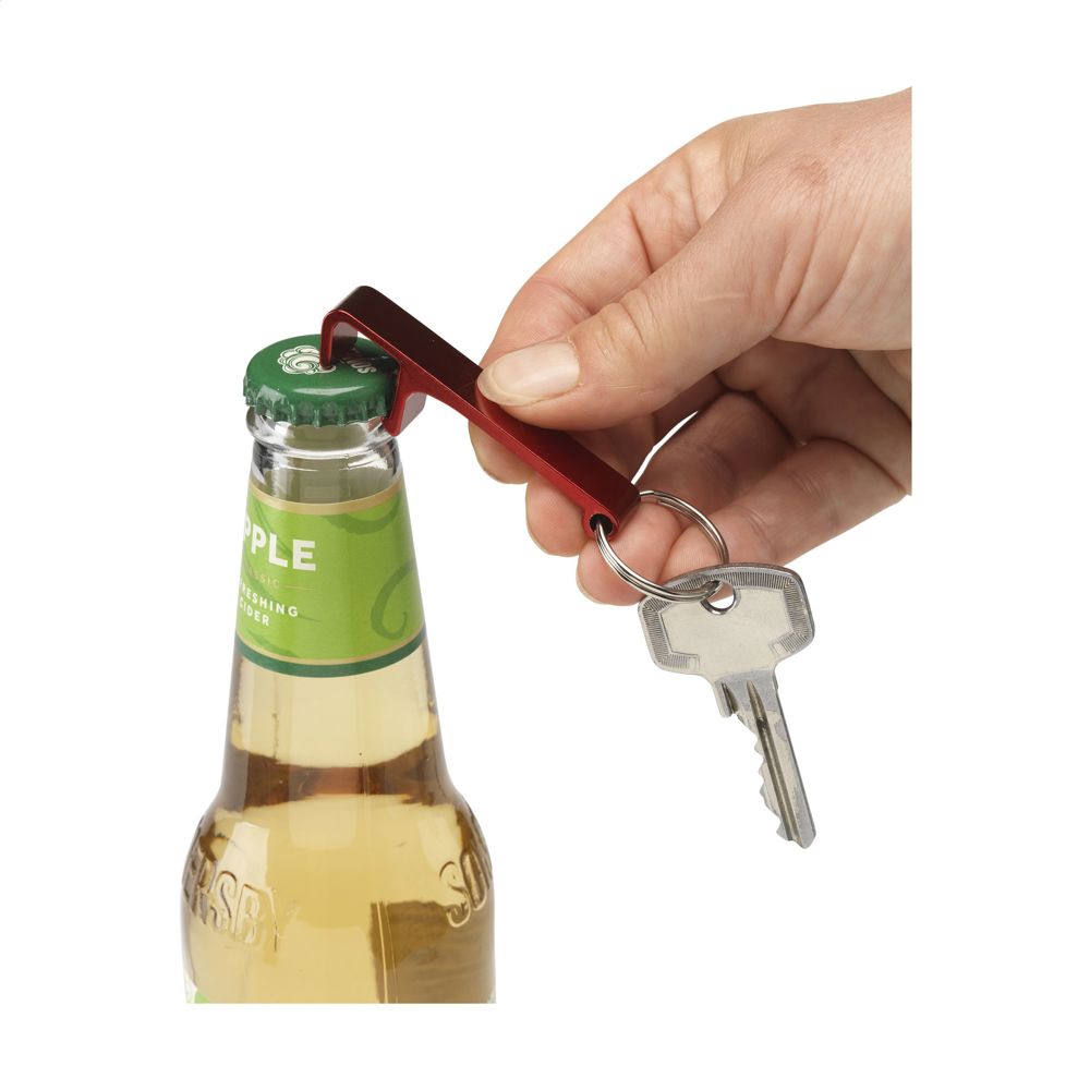 Alu Opener Phone Stand GRS Recycled Schlüsselanhänger